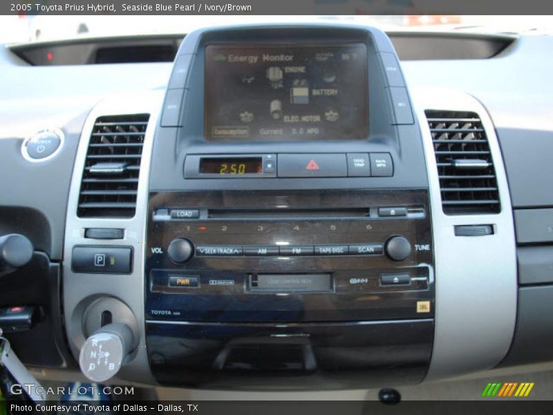 Seaside Blue Pearl / Ivory/Brown 2005 Toyota Prius Hybrid