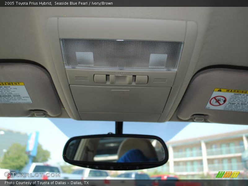 Seaside Blue Pearl / Ivory/Brown 2005 Toyota Prius Hybrid