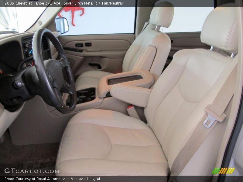 Silver Birch Metallic / Tan/Neutral 2005 Chevrolet Tahoe Z71 4x4