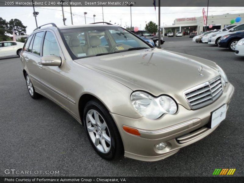 Desert Silver Metallic / Stone 2005 Mercedes-Benz C 240 4Matic Wagon