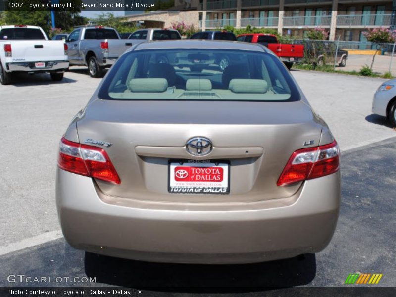 Desert Sand Mica / Bisque 2007 Toyota Camry LE