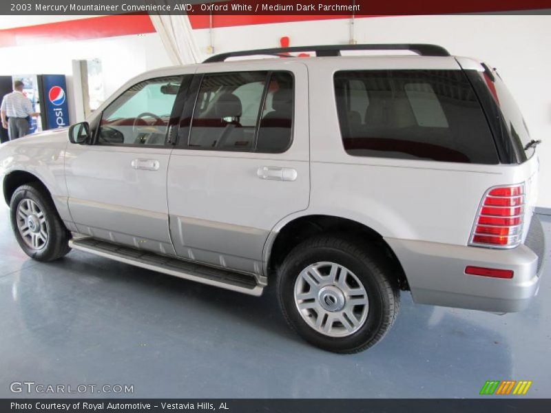 Oxford White / Medium Dark Parchment 2003 Mercury Mountaineer Convenience AWD