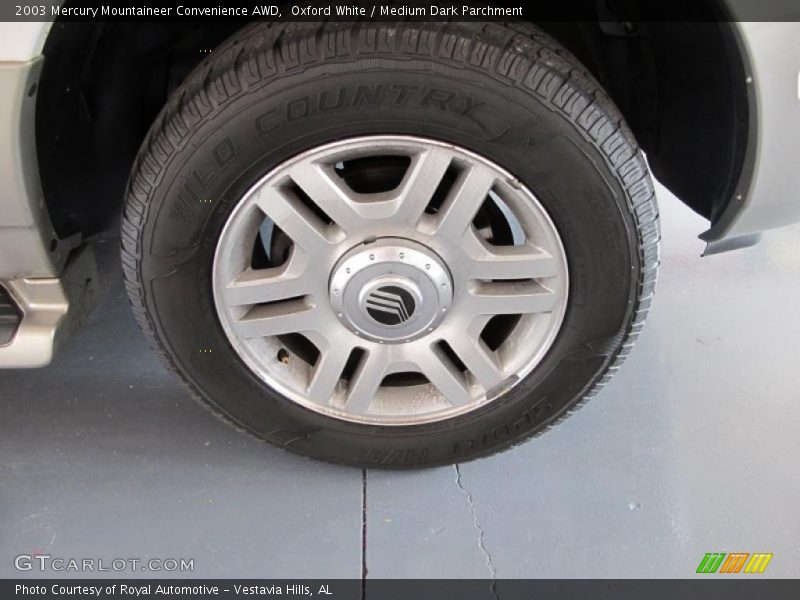 Oxford White / Medium Dark Parchment 2003 Mercury Mountaineer Convenience AWD