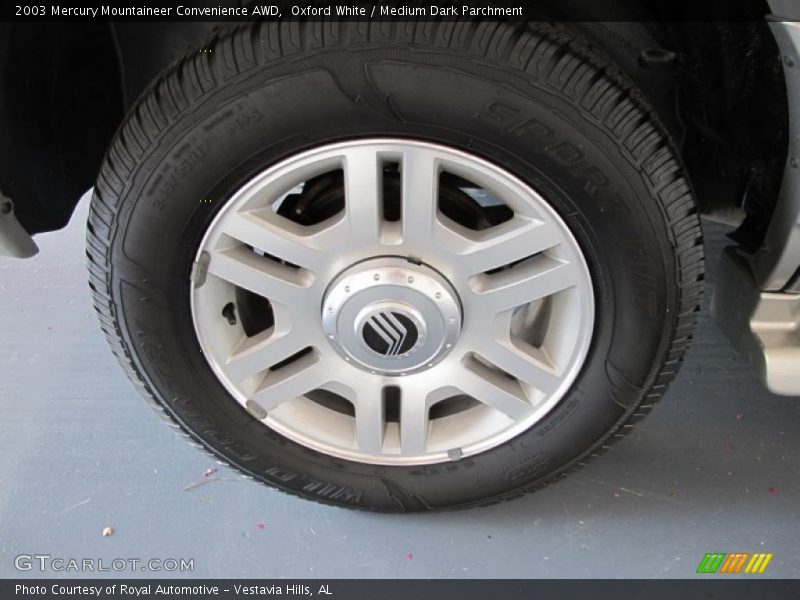 Oxford White / Medium Dark Parchment 2003 Mercury Mountaineer Convenience AWD