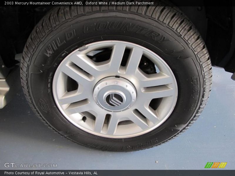 Oxford White / Medium Dark Parchment 2003 Mercury Mountaineer Convenience AWD