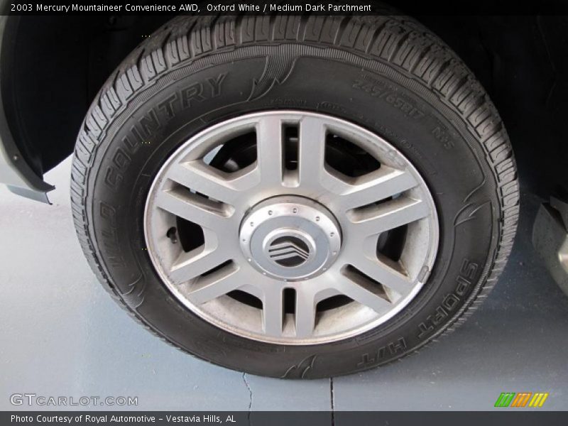 Oxford White / Medium Dark Parchment 2003 Mercury Mountaineer Convenience AWD