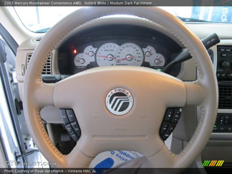 Oxford White / Medium Dark Parchment 2003 Mercury Mountaineer Convenience AWD