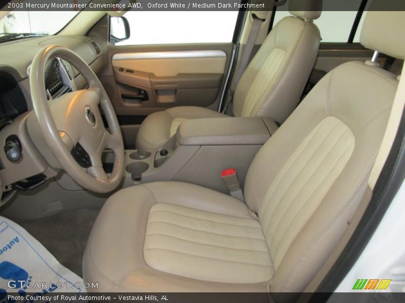 Oxford White / Medium Dark Parchment 2003 Mercury Mountaineer Convenience AWD