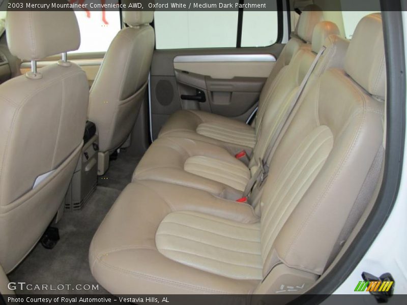 Oxford White / Medium Dark Parchment 2003 Mercury Mountaineer Convenience AWD