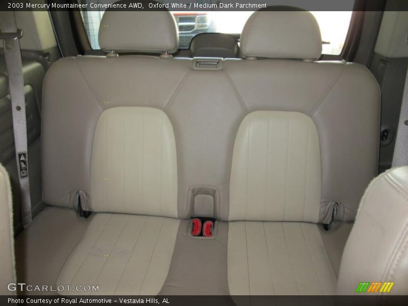 Oxford White / Medium Dark Parchment 2003 Mercury Mountaineer Convenience AWD