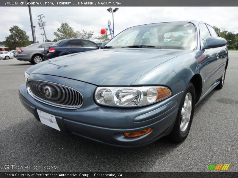 Titanium Blue Metallic / Medium Gray 2001 Buick LeSabre Custom