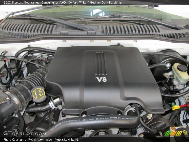 Oxford White / Medium Dark Parchment 2003 Mercury Mountaineer Convenience AWD