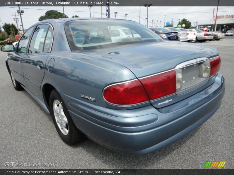 Titanium Blue Metallic / Medium Gray 2001 Buick LeSabre Custom