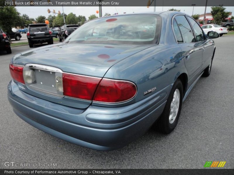 Titanium Blue Metallic / Medium Gray 2001 Buick LeSabre Custom