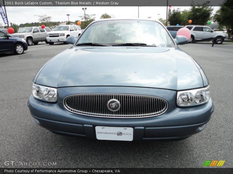 Titanium Blue Metallic / Medium Gray 2001 Buick LeSabre Custom