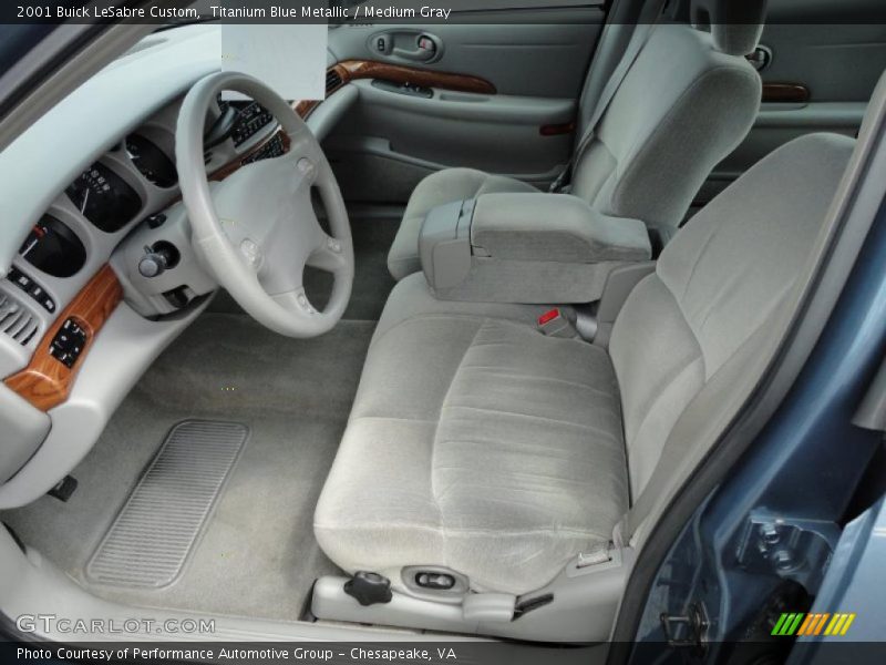 Titanium Blue Metallic / Medium Gray 2001 Buick LeSabre Custom