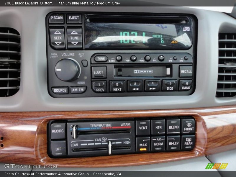 Titanium Blue Metallic / Medium Gray 2001 Buick LeSabre Custom