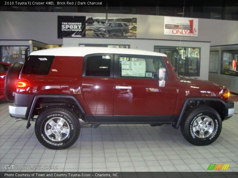 Brick Red / Dark Charcoal 2010 Toyota FJ Cruiser 4WD