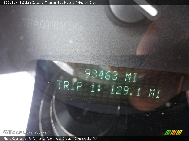 Titanium Blue Metallic / Medium Gray 2001 Buick LeSabre Custom