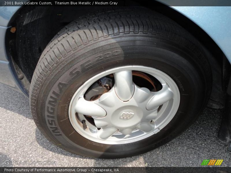 Titanium Blue Metallic / Medium Gray 2001 Buick LeSabre Custom