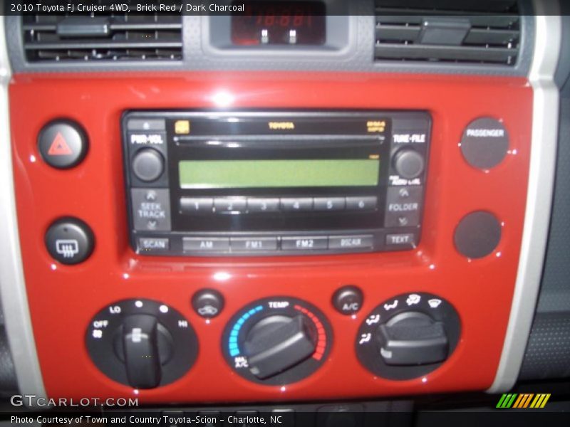 Brick Red / Dark Charcoal 2010 Toyota FJ Cruiser 4WD