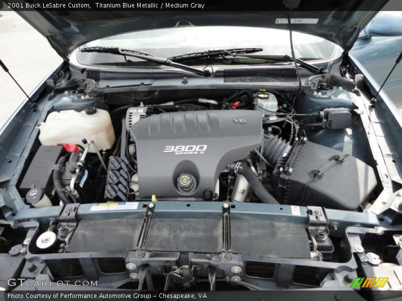 Titanium Blue Metallic / Medium Gray 2001 Buick LeSabre Custom