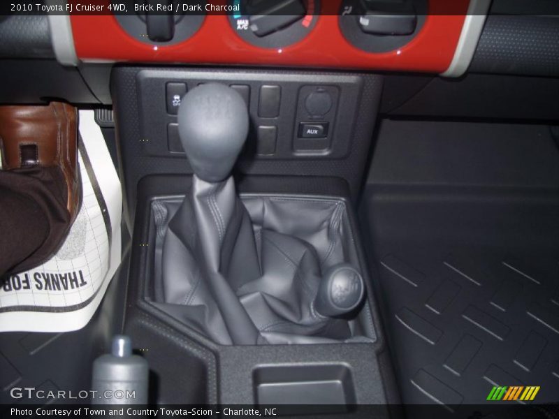 Brick Red / Dark Charcoal 2010 Toyota FJ Cruiser 4WD