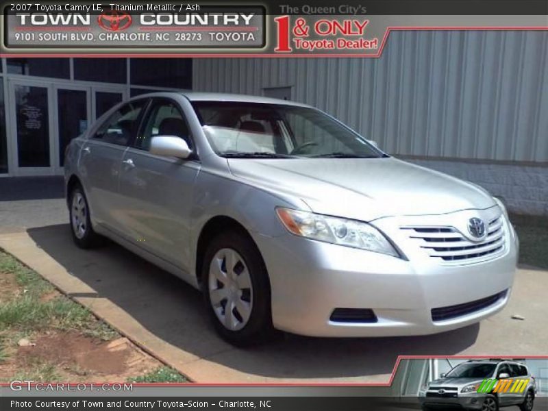 Titanium Metallic / Ash 2007 Toyota Camry LE