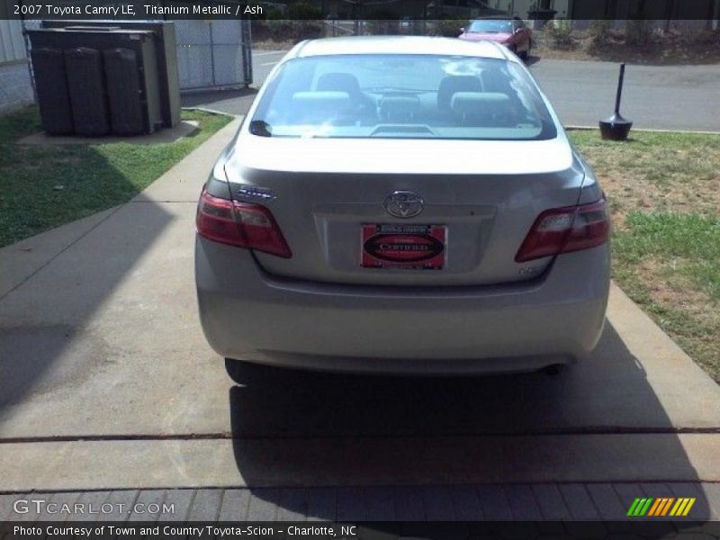Titanium Metallic / Ash 2007 Toyota Camry LE