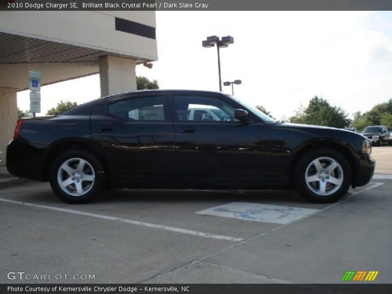 Brilliant Black Crystal Pearl / Dark Slate Gray 2010 Dodge Charger SE