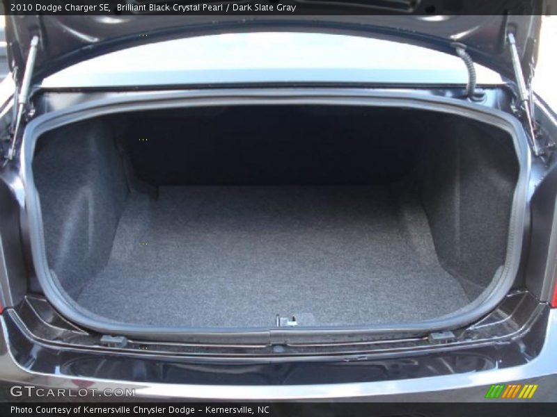 Brilliant Black Crystal Pearl / Dark Slate Gray 2010 Dodge Charger SE