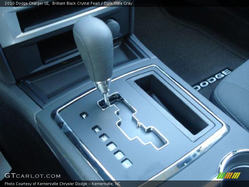 Brilliant Black Crystal Pearl / Dark Slate Gray 2010 Dodge Charger SE