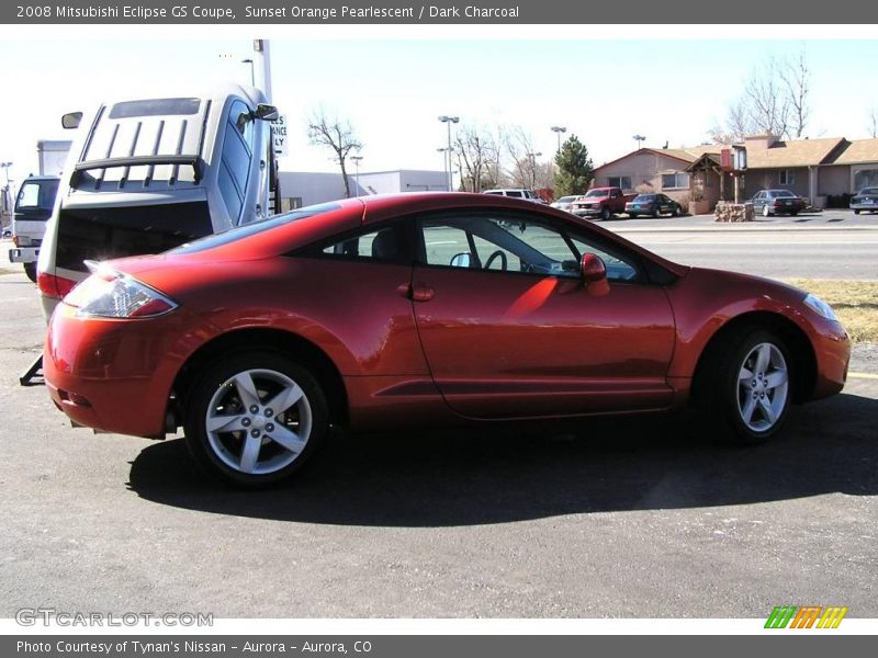 Sunset Orange Pearlescent / Dark Charcoal 2008 Mitsubishi Eclipse GS Coupe
