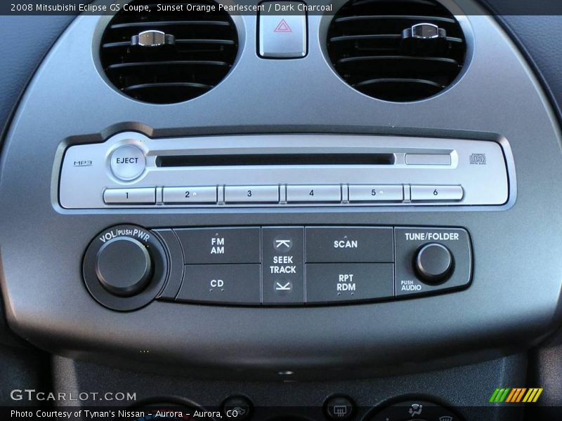 Sunset Orange Pearlescent / Dark Charcoal 2008 Mitsubishi Eclipse GS Coupe