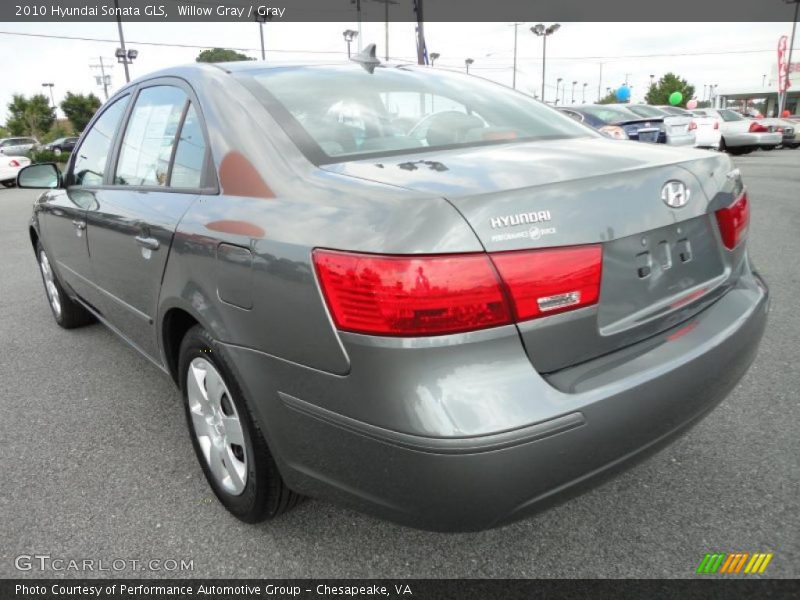 Willow Gray / Gray 2010 Hyundai Sonata GLS