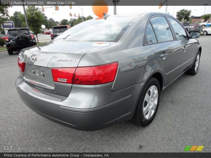 Willow Gray / Gray 2010 Hyundai Sonata GLS