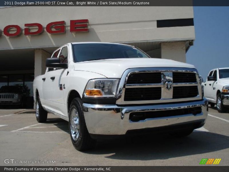 Bright White / Dark Slate/Medium Graystone 2011 Dodge Ram 2500 HD ST Crew Cab