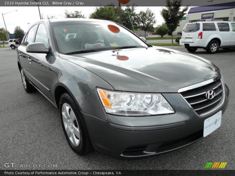 Willow Gray / Gray 2010 Hyundai Sonata GLS