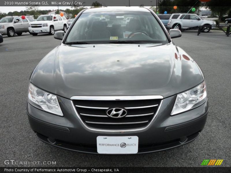 Willow Gray / Gray 2010 Hyundai Sonata GLS