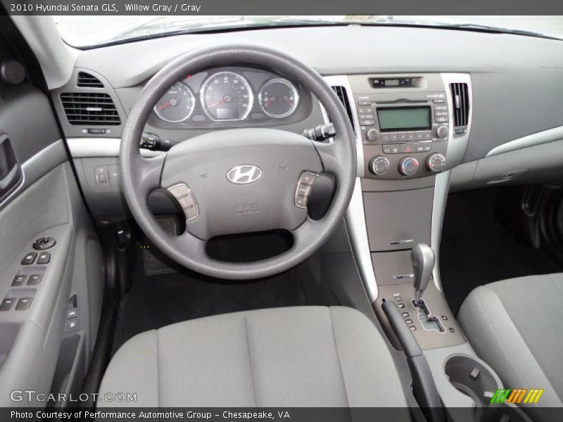 Willow Gray / Gray 2010 Hyundai Sonata GLS
