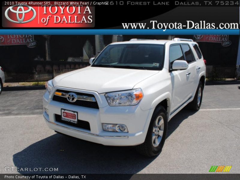 Blizzard White Pearl / Graphite 2010 Toyota 4Runner SR5
