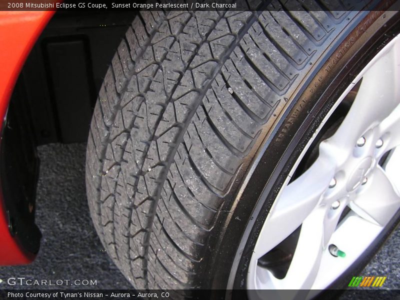 Sunset Orange Pearlescent / Dark Charcoal 2008 Mitsubishi Eclipse GS Coupe