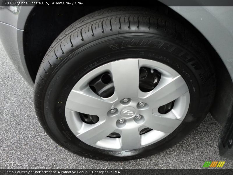 Willow Gray / Gray 2010 Hyundai Sonata GLS