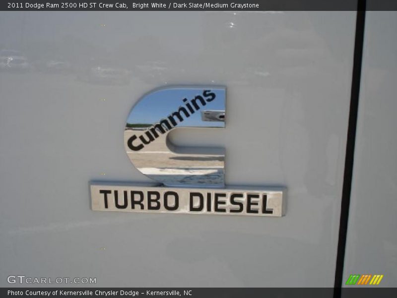 Bright White / Dark Slate/Medium Graystone 2011 Dodge Ram 2500 HD ST Crew Cab