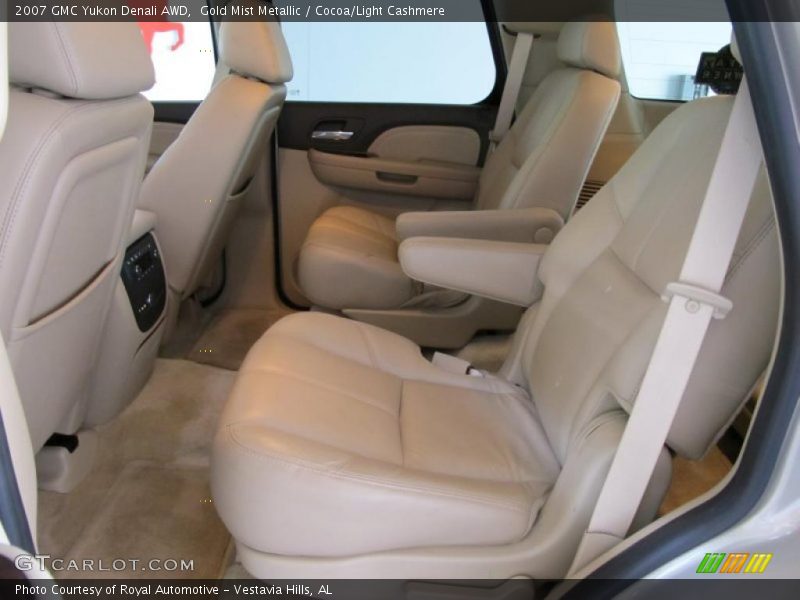 Gold Mist Metallic / Cocoa/Light Cashmere 2007 GMC Yukon Denali AWD