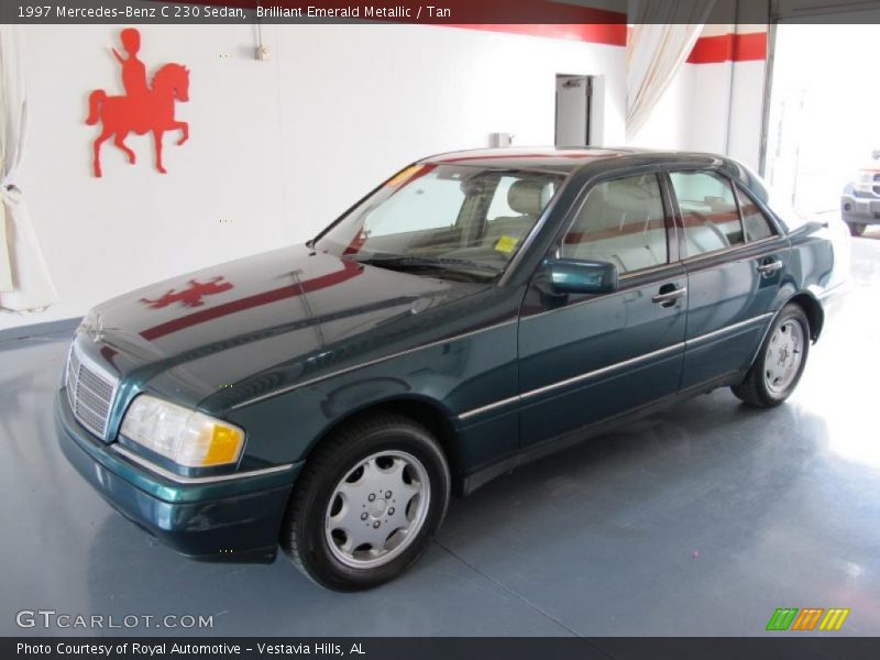 Brilliant Emerald Metallic / Tan 1997 Mercedes-Benz C 230 Sedan