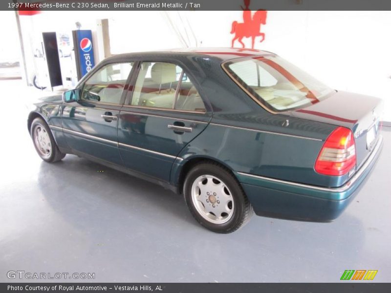 Brilliant Emerald Metallic / Tan 1997 Mercedes-Benz C 230 Sedan