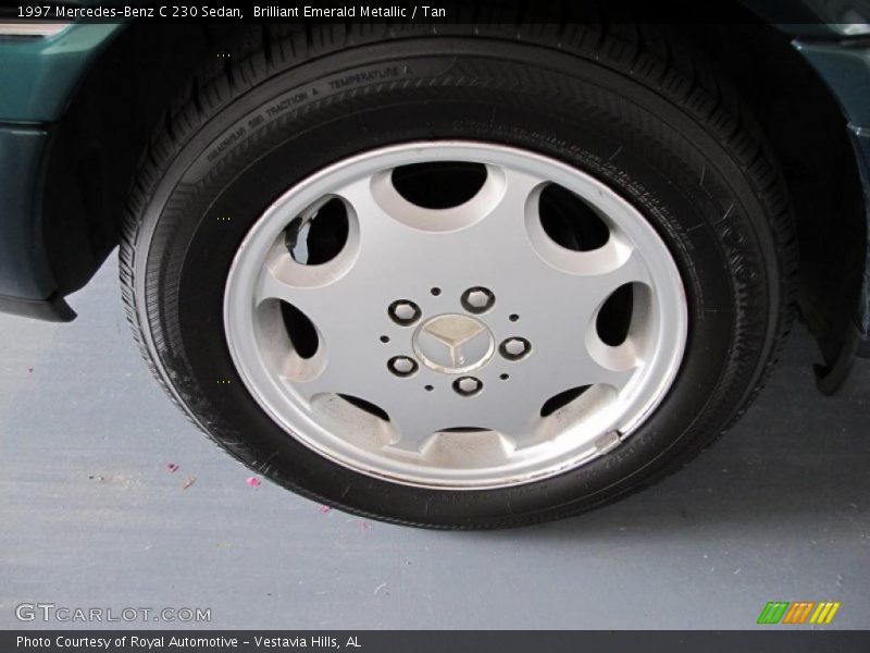 Brilliant Emerald Metallic / Tan 1997 Mercedes-Benz C 230 Sedan