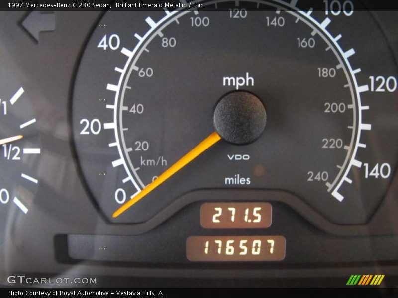Brilliant Emerald Metallic / Tan 1997 Mercedes-Benz C 230 Sedan