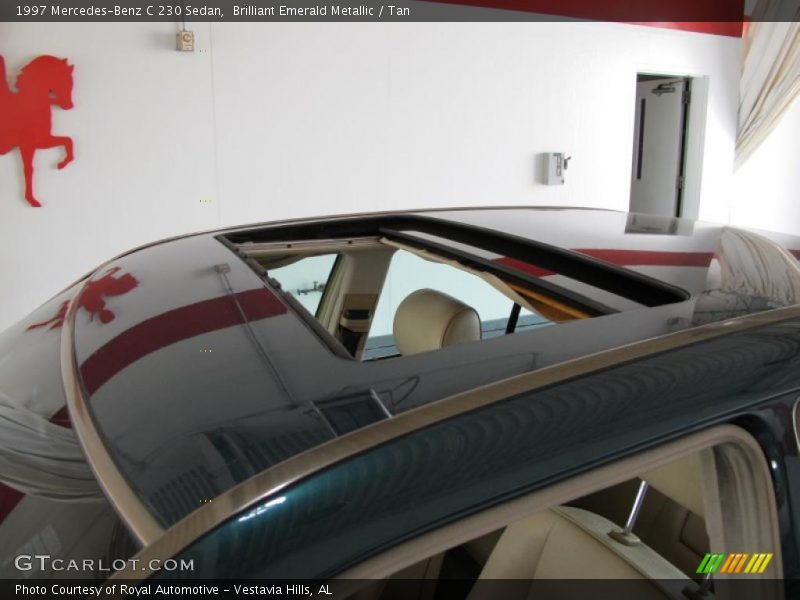 Brilliant Emerald Metallic / Tan 1997 Mercedes-Benz C 230 Sedan